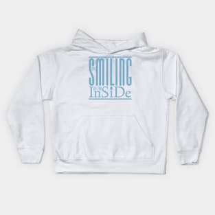 I’m Smiling On The Inside 09blue Kids Hoodie